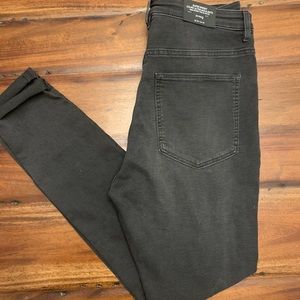 H&M high waisted distressed jeans